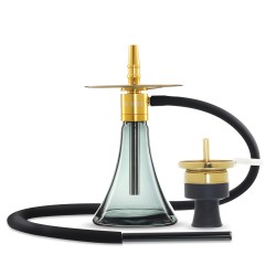 Ναργιλές AMY Deluxe Alu Cone Mini 125.03 Gold-Black 40cm